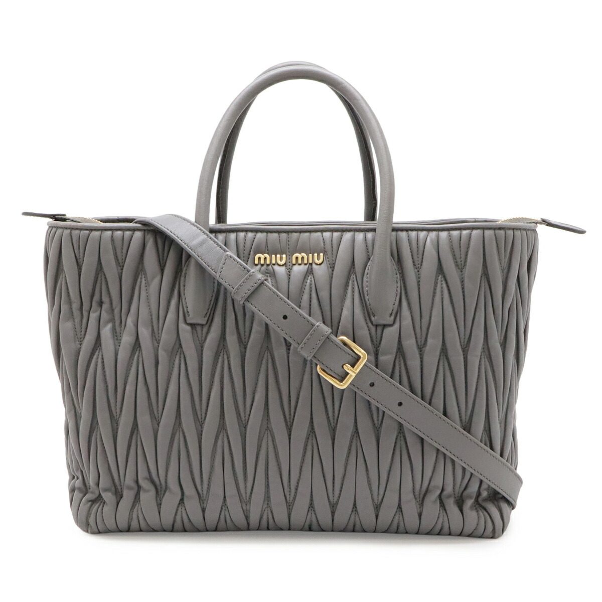 Miu Miu Matelasse Leather 2way Handbag