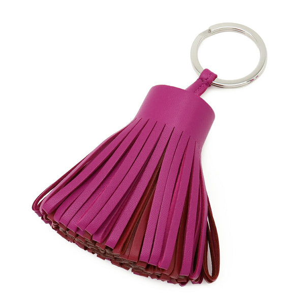 Hermes Carmen Tricolore Tassel Keyring