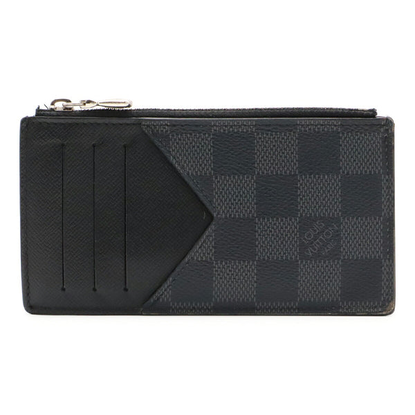 Louis Vuitton Coin Card Holder Damier Graphite Card Case