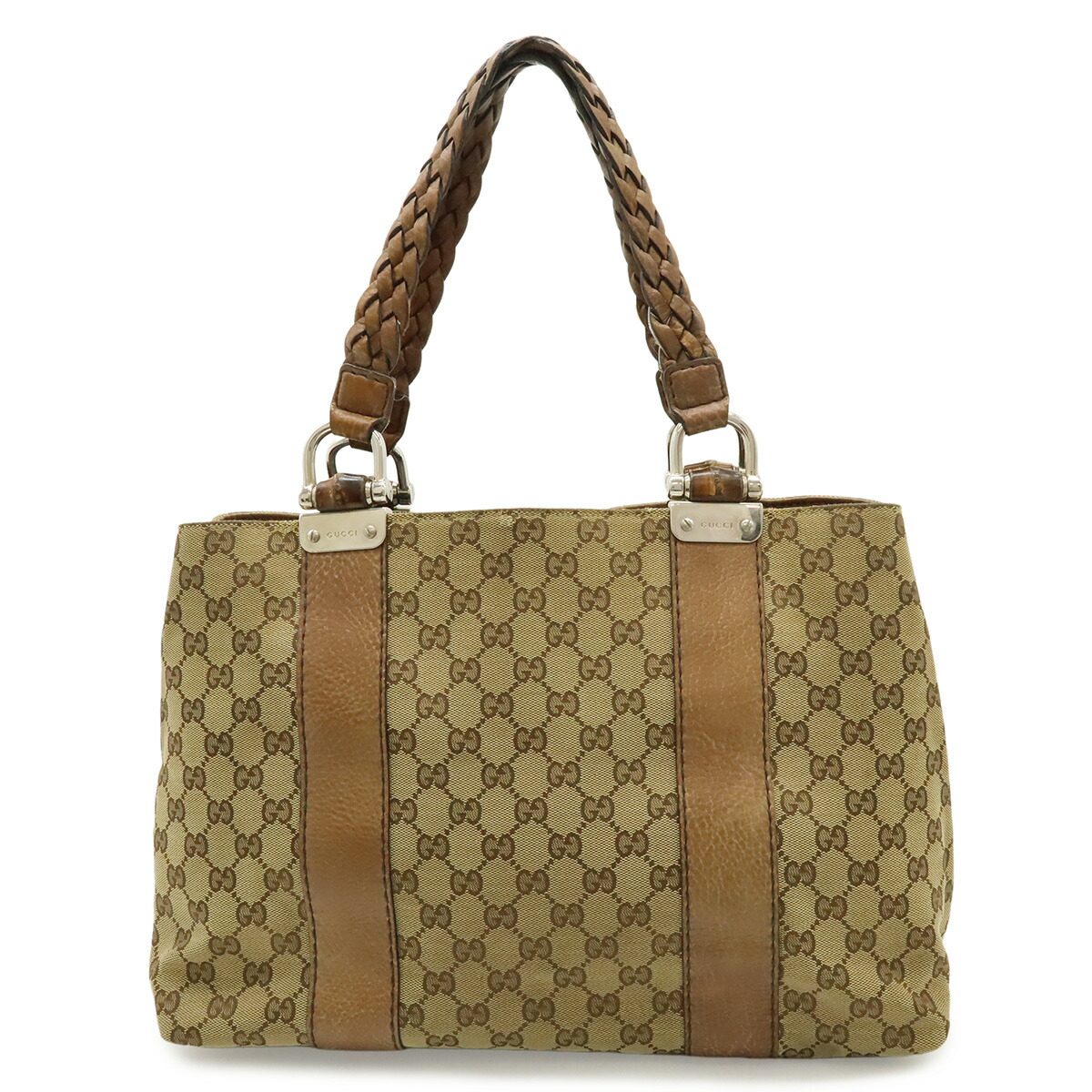 Gucci GG Canvas Leather 2way bag