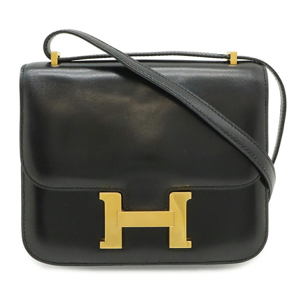 Hermes Constance3 Mini18 Box Calf Shoulder Bag