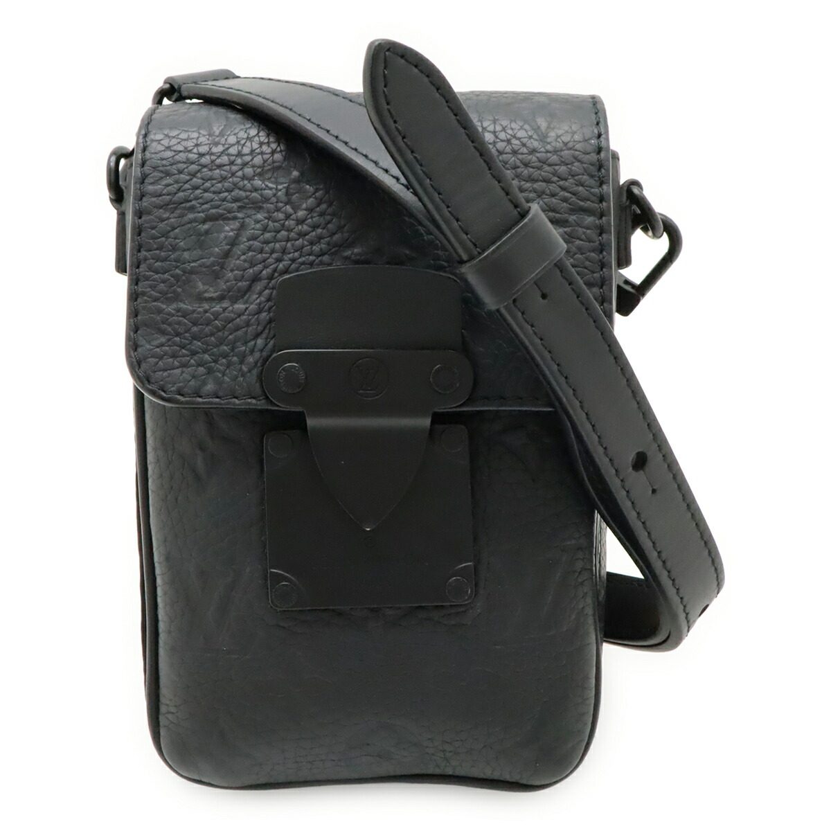 Louis Vuitton S Lock Vertical Wearable Wallet Monogram Taurillon Shoulder Bag