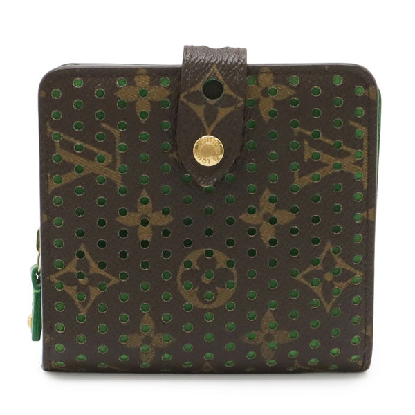 Louis Vuitton Monogram Perfo Compact Zip Wallet