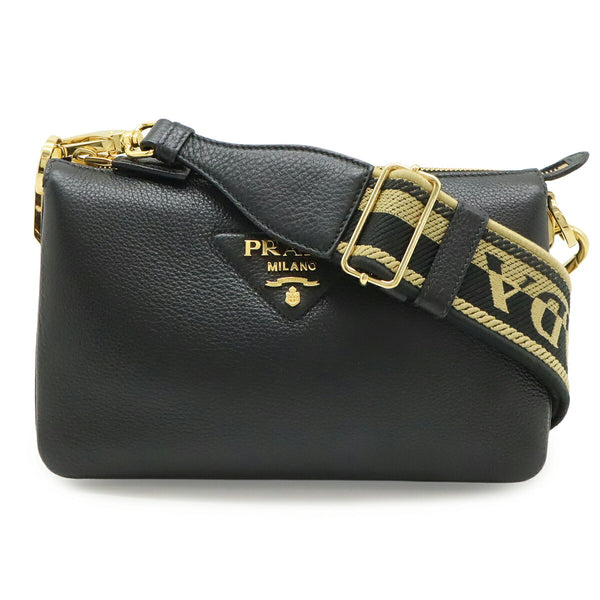 Prada Vitello Daino Leather 2way Shoulder Bag
