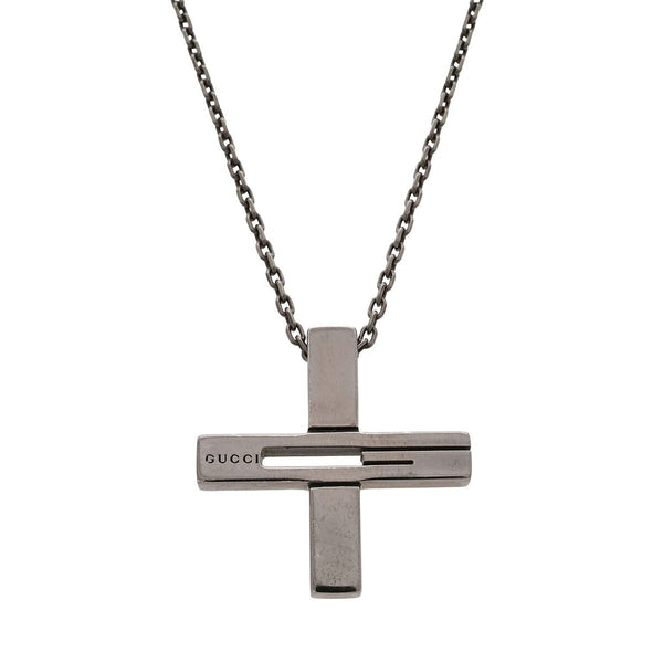Gucci Ag925 Cross Necklace