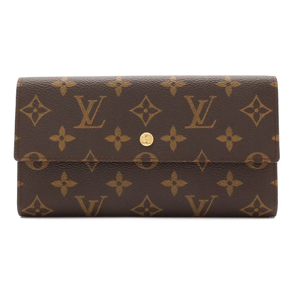 Louis Vuitton Monogram Long Trifold Wallet