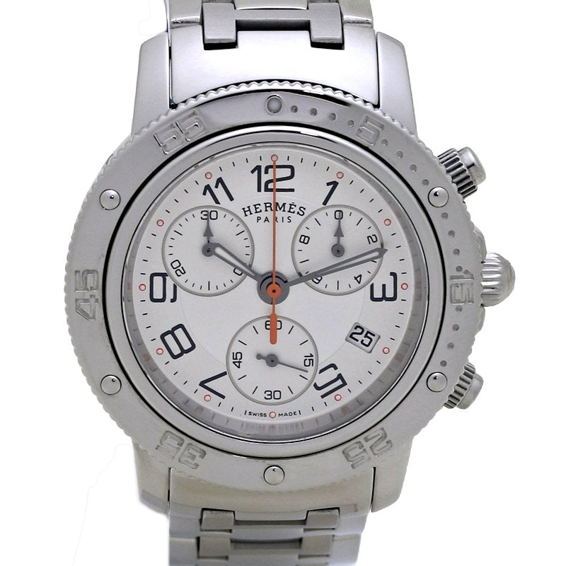 HERMES Clipper Diver Chronograph Stainless Steel Watch