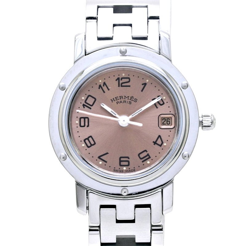 Hermes Clipper Stainless Steel Quartz Watch