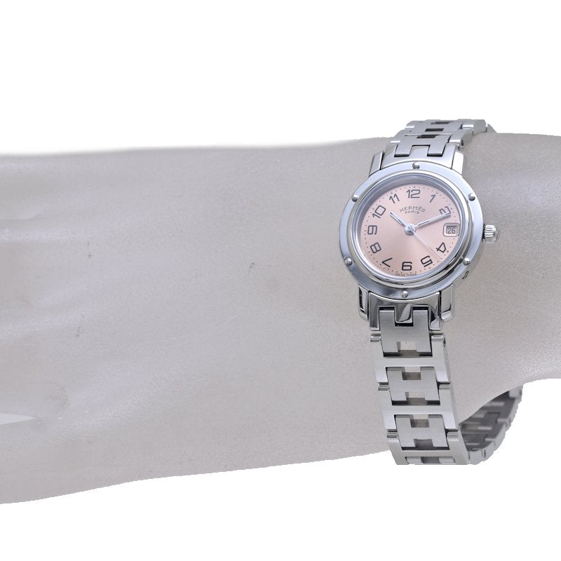 Hermes Clipper Stainless Steel Quartz Watch