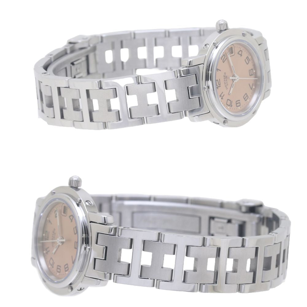 Hermes Clipper Stainless Steel Quartz Watch