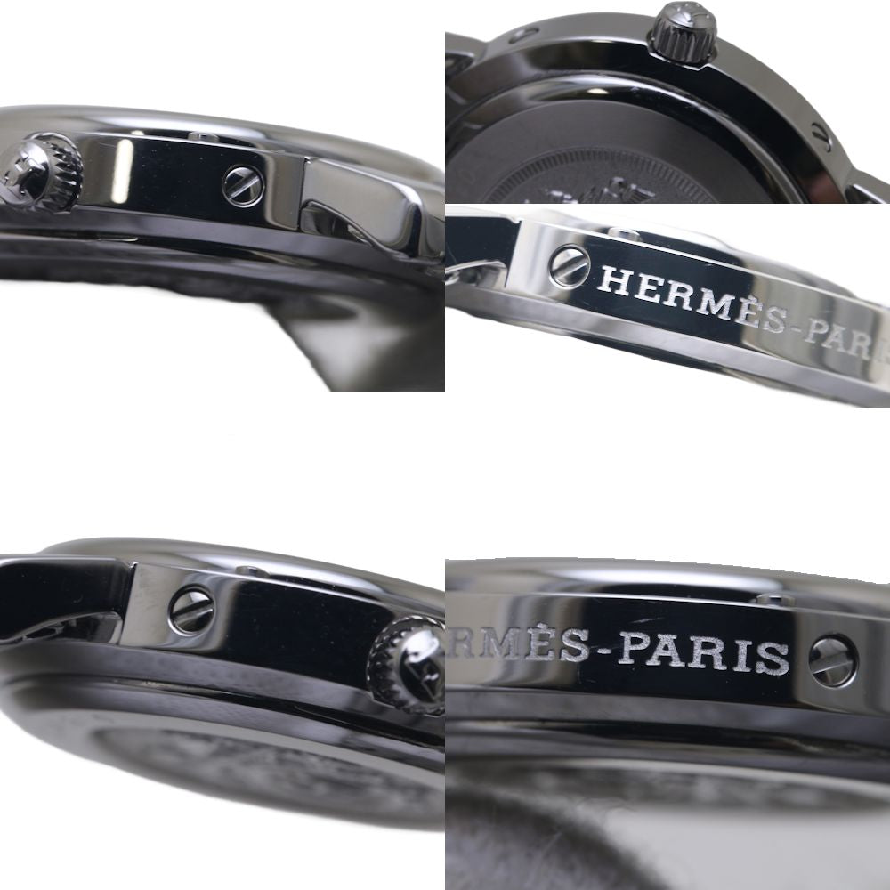 Hermes Clipper Stainless Steel Quartz Watch