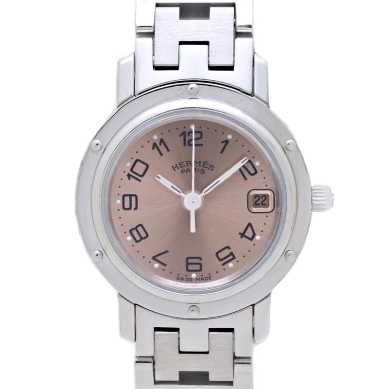 Hermes Clipper Stainless Steel Quartz Watch