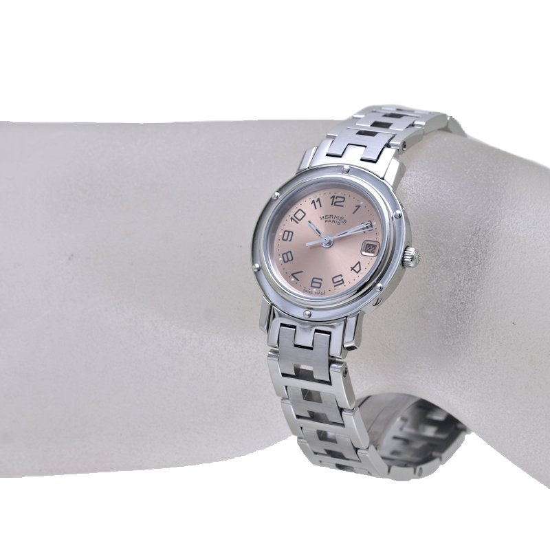 Hermes Clipper Stainless Steel Quartz Watch