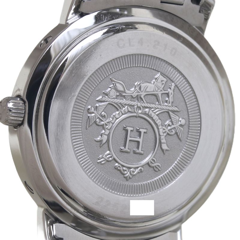 Hermes Clipper Stainless Steel Quartz Watch