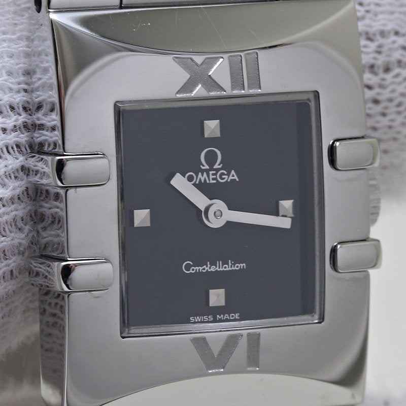 Omega Constellation Quadra Stainless Steel Watch