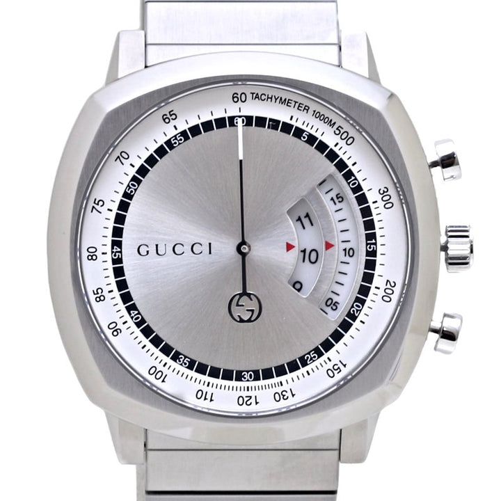 Gucci Grip Chronograph Stainless Steel Watch YA157302