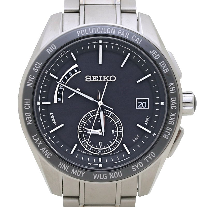 Seiko Brightz World Time Solar Watch SAGA167