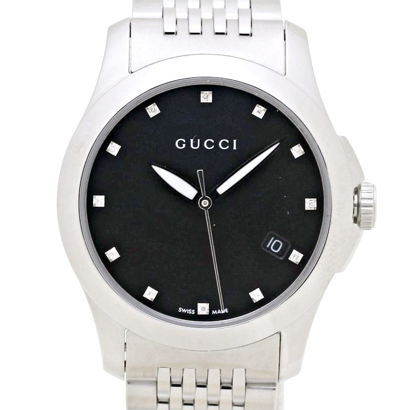 Gucci Stainless Steel Quartz G-Timeless Watch YA126505