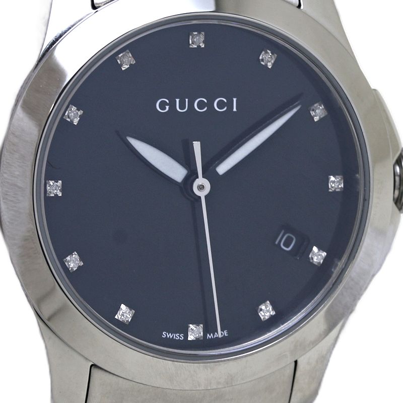 Gucci Stainless Steel Quartz G-Timeless Watch YA126505