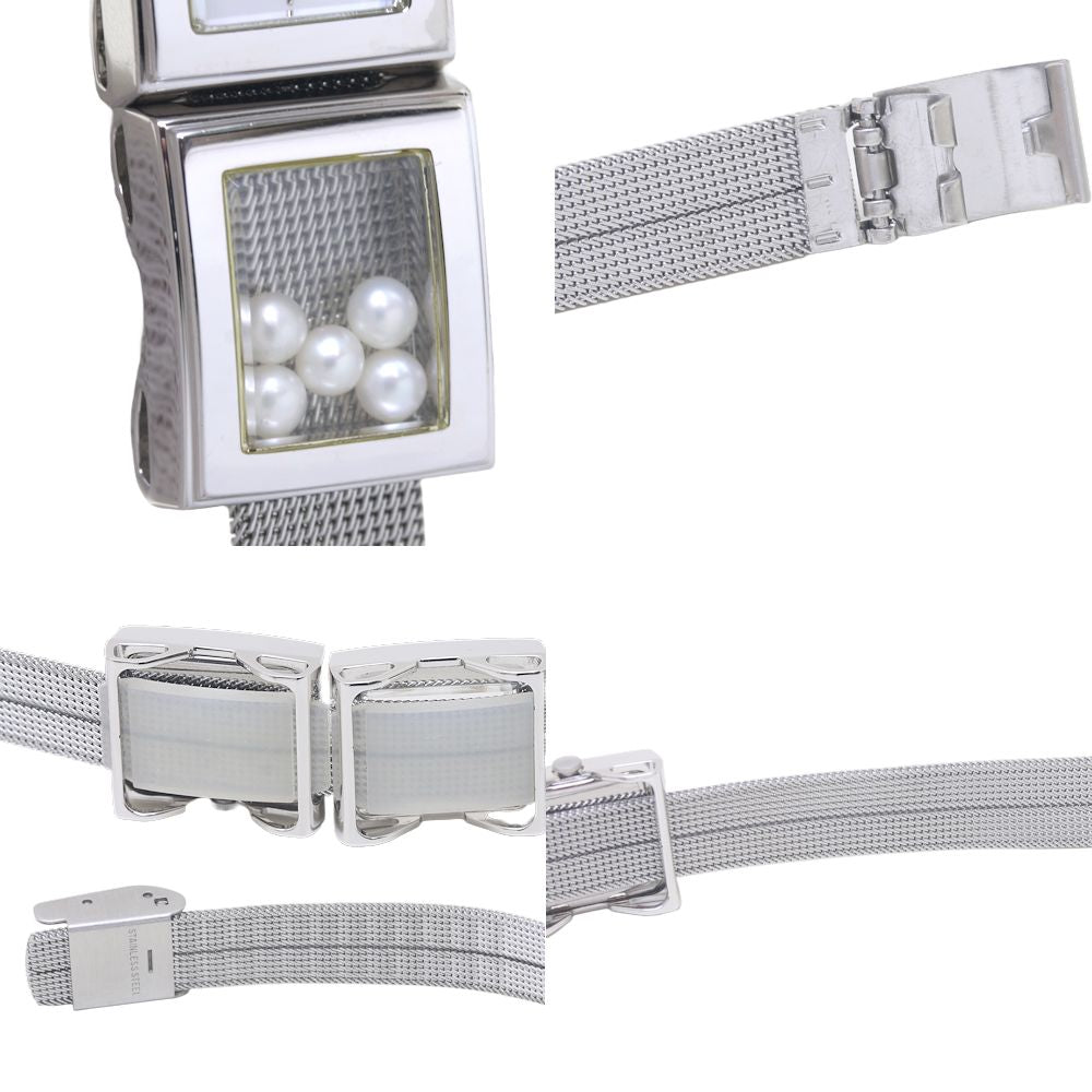 Mikimoto Stainless Steel Pearl Quartz Watch NNS383SF