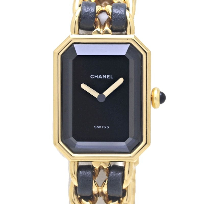 Chanel Premiere L Quartz Watch H0001 Gold Plated