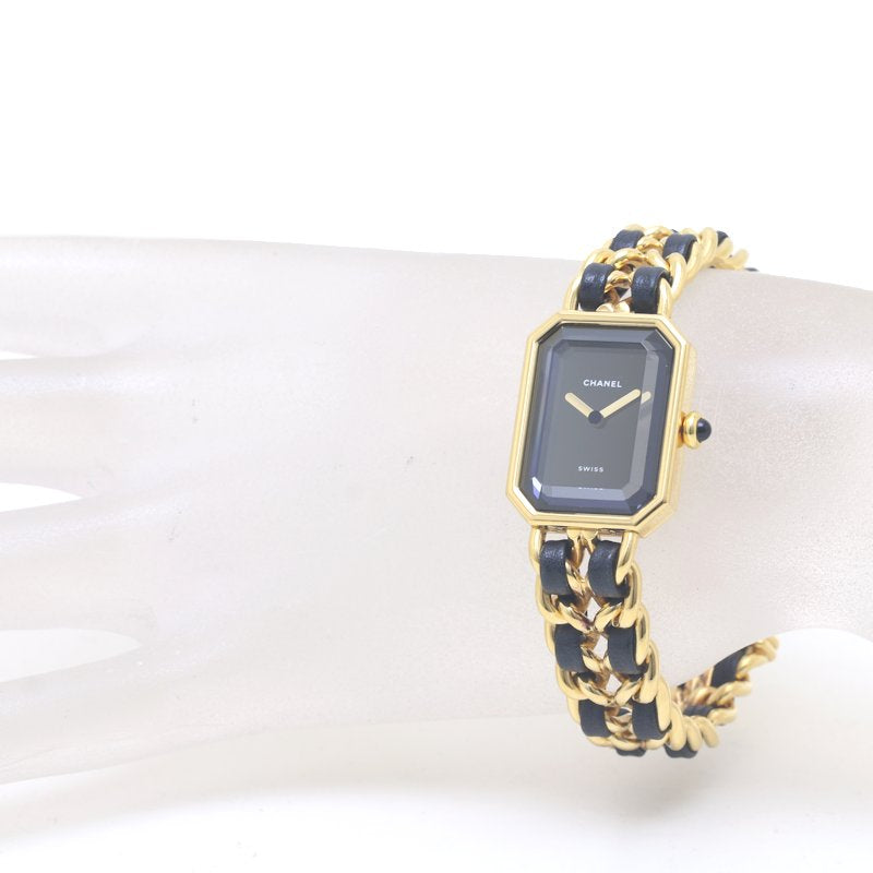 Chanel Premiere L Quartz Watch H0001 Gold Plated