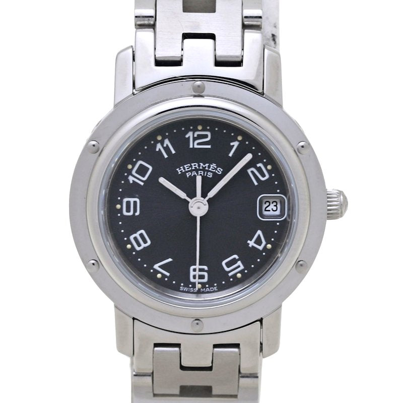 Hermes Clipper Stainless Steel Quartz Watch