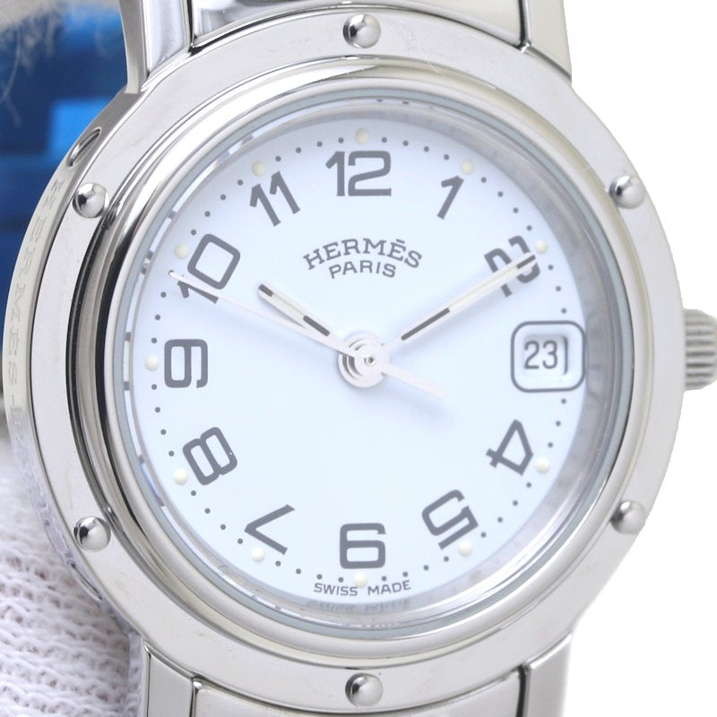 Hermes Clipper Stainless Steel Quartz Watch