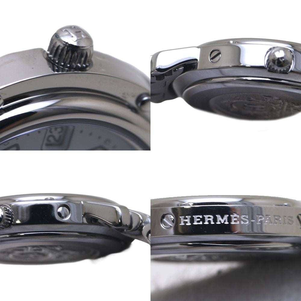 Hermes Clipper Stainless Steel Quartz Watch