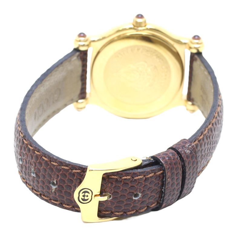 Gucci Gold Plated Round Face Quartz Watch 6500L