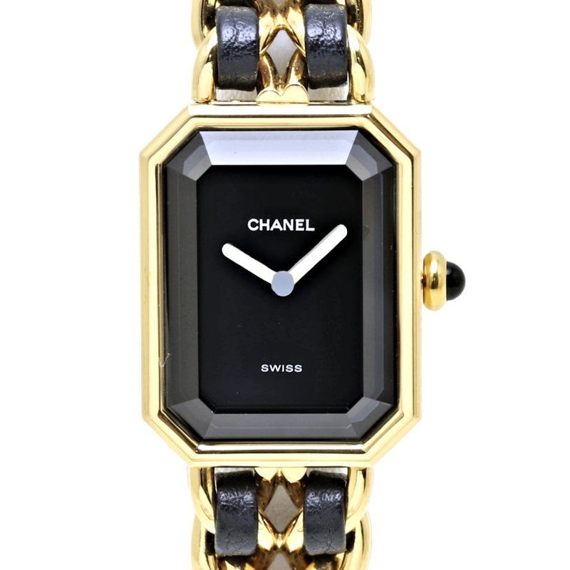 Chanel Premiere XL Quartz Watch H0001 Gold Plated