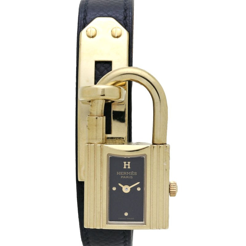 Hermes Kelly Watch KE1.201 Gold Plated Quartz