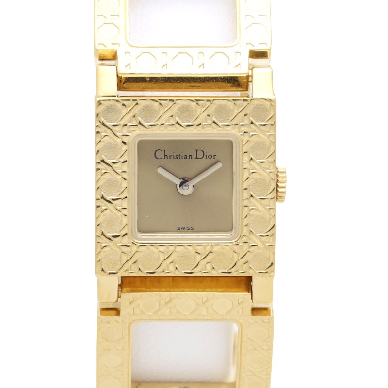 Dior La Parisienne Gold Plated Quartz Watch D60-159