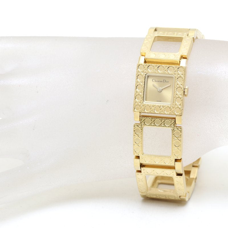 Dior La Parisienne Gold Plated Quartz Watch D60-159