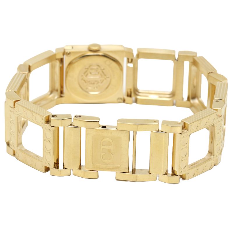 Dior La Parisienne Gold Plated Quartz Watch D60-159