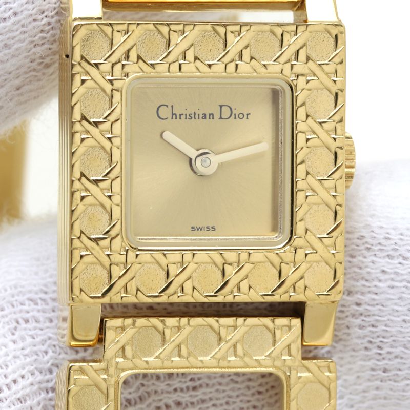 Dior La Parisienne Gold Plated Quartz Watch D60-159