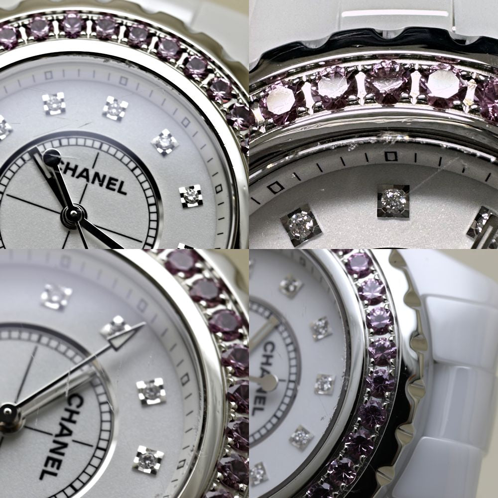 Chanel J12 Pink Sapphire Bezel Watch