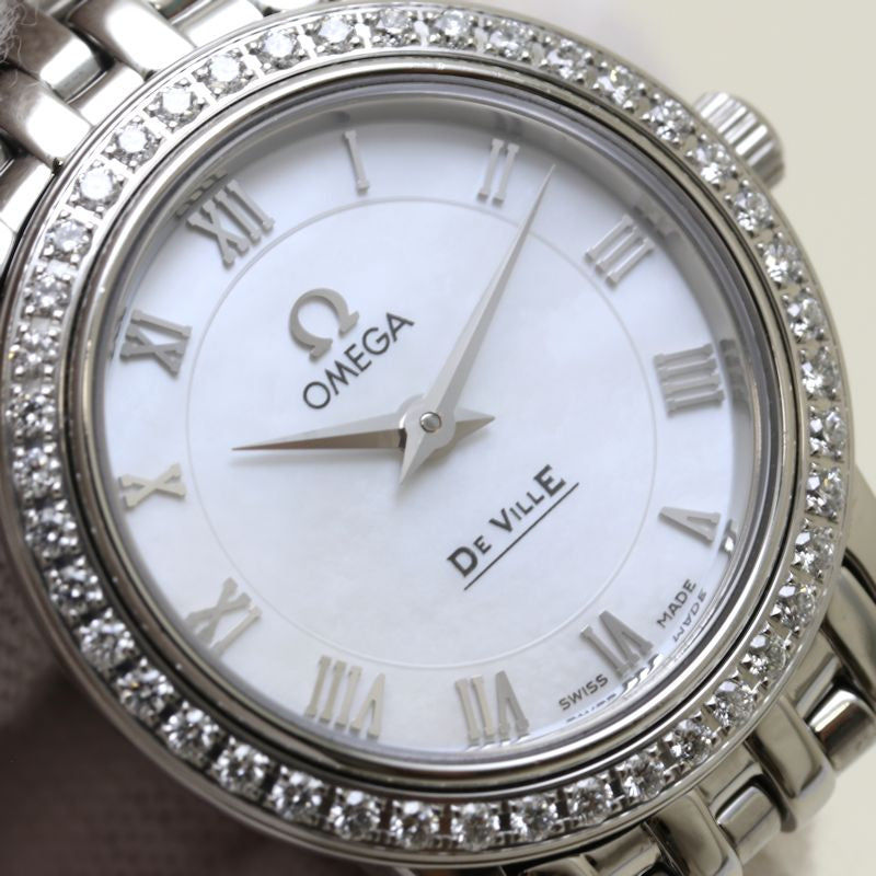 Omega De Ville Prestige Diamond Quartz Watch