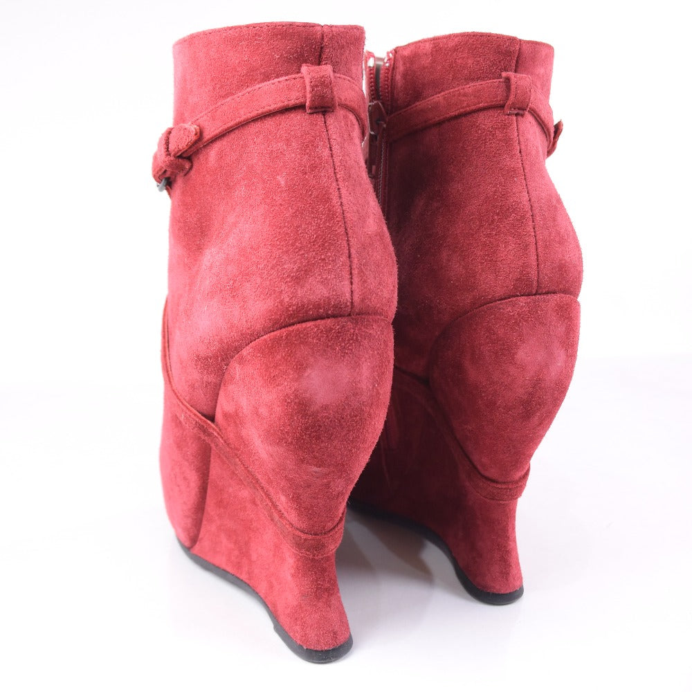 Bottega Veneta Suede Booties Red 37 Women