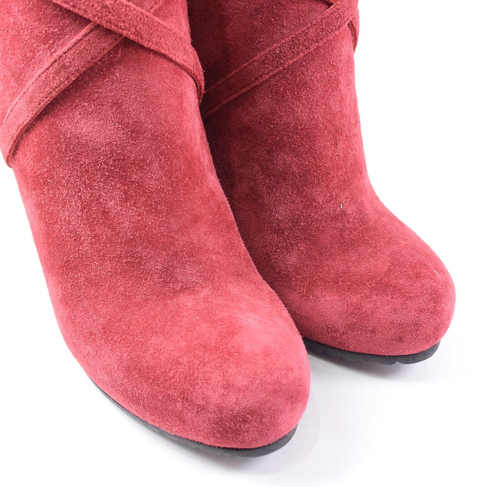 Bottega Veneta Suede Booties Red 37 Women