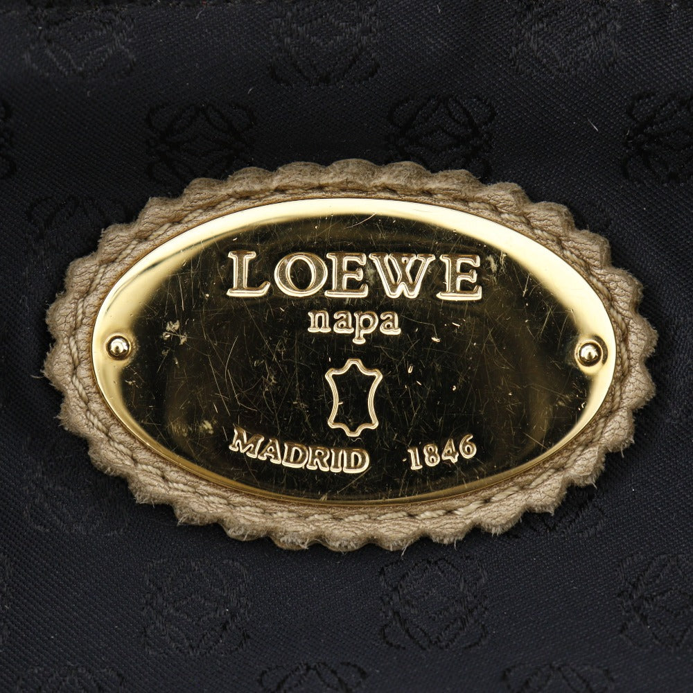 Loewe Nappa Aire Lambskin Handbag Gold