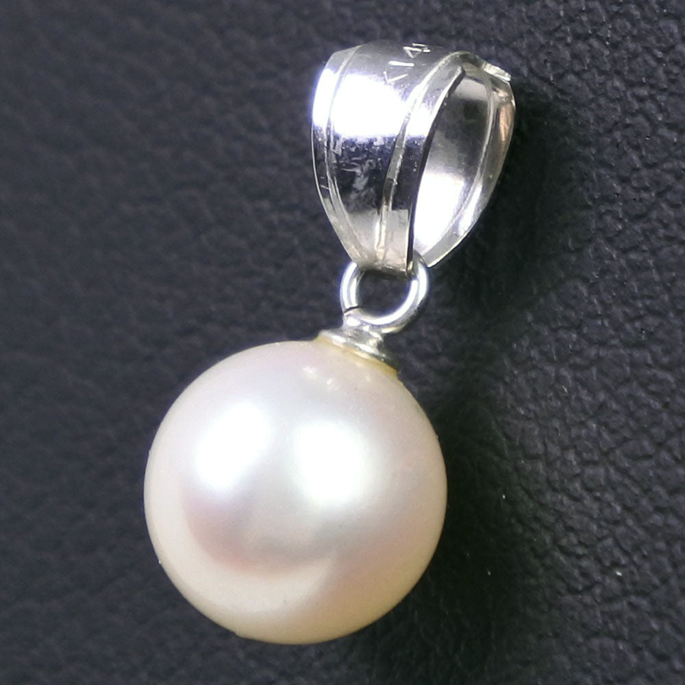 K14 White Gold Pearl Pendant Top