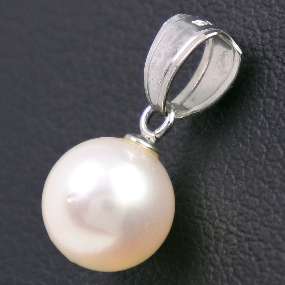 K14 White Gold Pearl Pendant Top