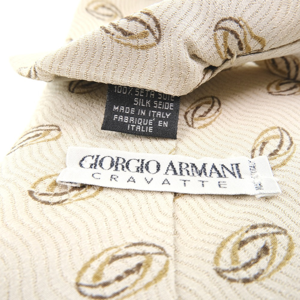 Armani Silk Beige Men's Tie