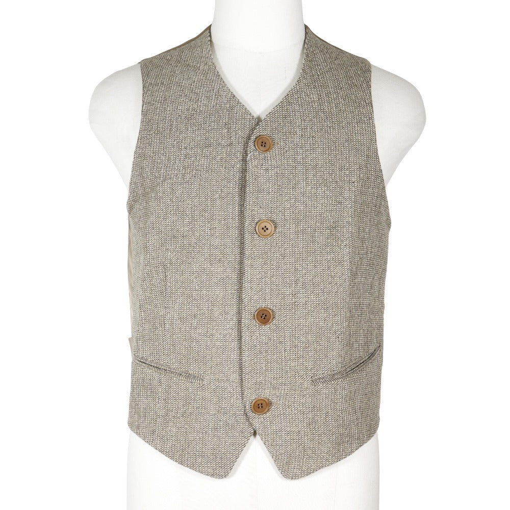 Armani Wool Nylon Vest Beige 44526