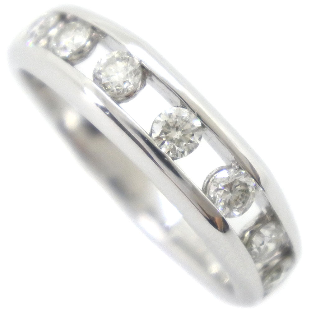[LuxUness]  0.37 Carat Diamond Ring by Vandome Aoyama in K18 White Gold, Size 8 - SA Rank Pre-owned for Ladies Metal Ring in Excellent condition