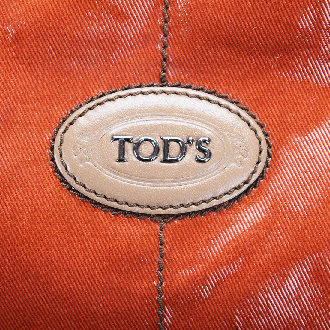 Tod's Coated Canvas Tote Bag Canvas Tote Bag AO25 in Great Condition