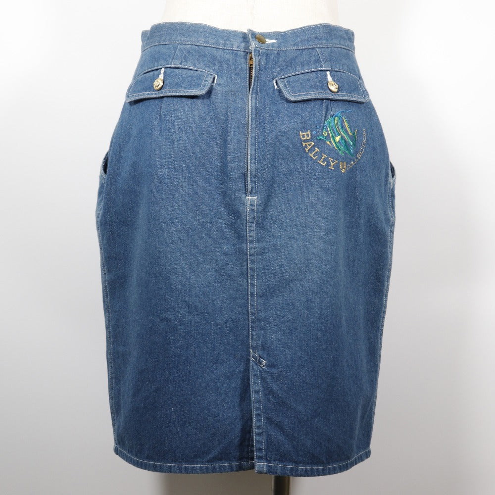 Bally Denim Skirt Blue Women