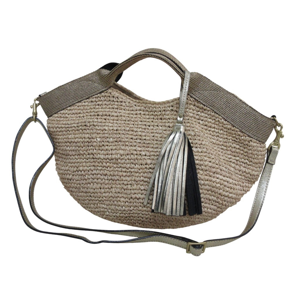 VIOLAd'ORO Rattan 2way Shoulder Bag