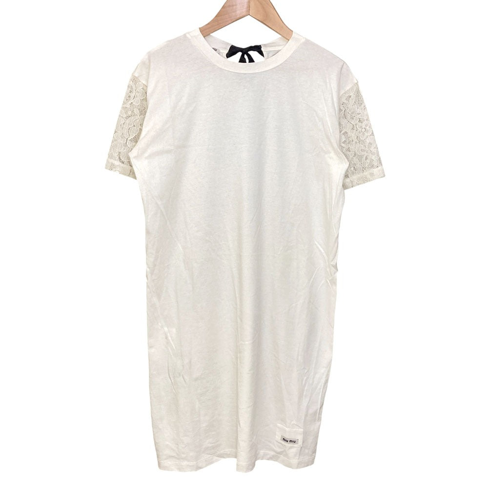 Miu Miu Lace Sleeve Dress